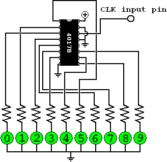 4017 Sequencer Schematic